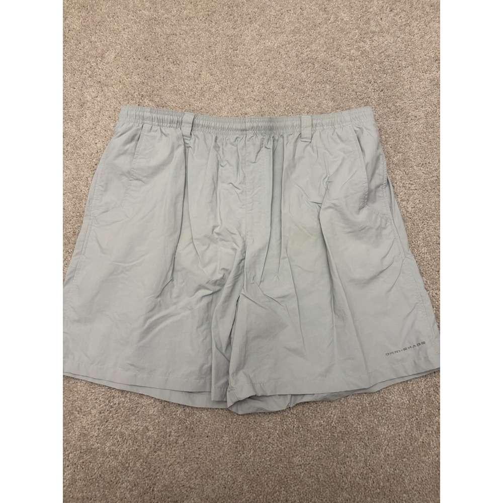 Men's Columbia PFG Omni-shade Gray Swim Trunks Size XXL Lined